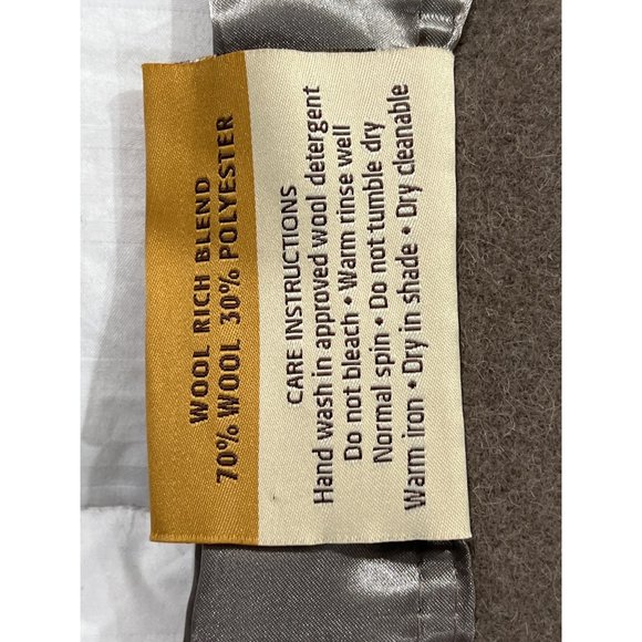 Vintage Creswick Woollen Mills King Size Blanket With Satin Trim - Picture 5 of 6